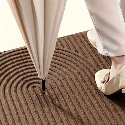 Waterproof Non-Slip Floor Mat with Wave Design