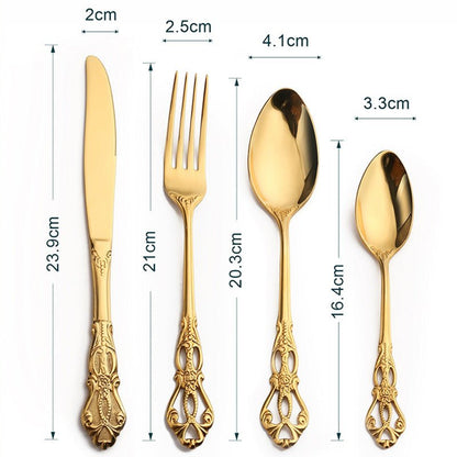 Premium Stainless Steel Flatware Set for Everyday Use