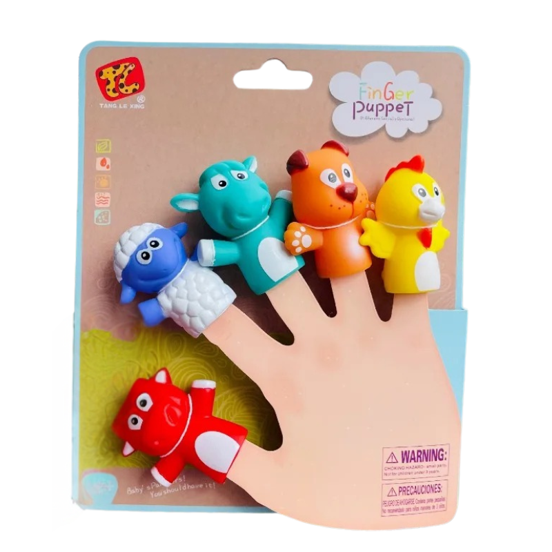 Colorful Finger Puppets Friends