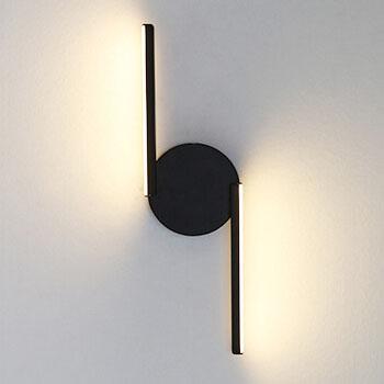 Modern LED Curved Wall Light with Aluminium Finish