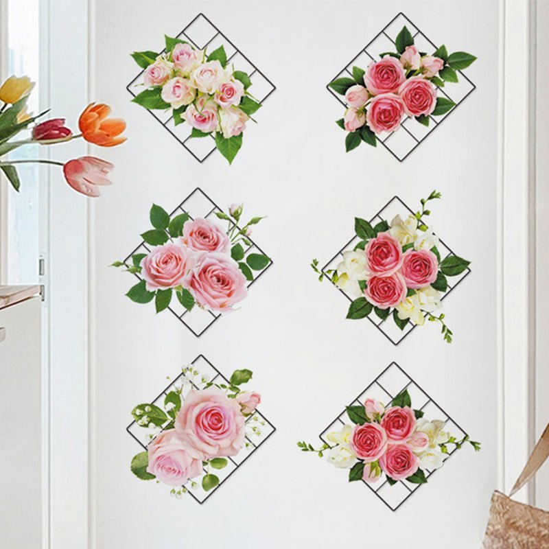 Realistic Plant Wall Stickers Decor