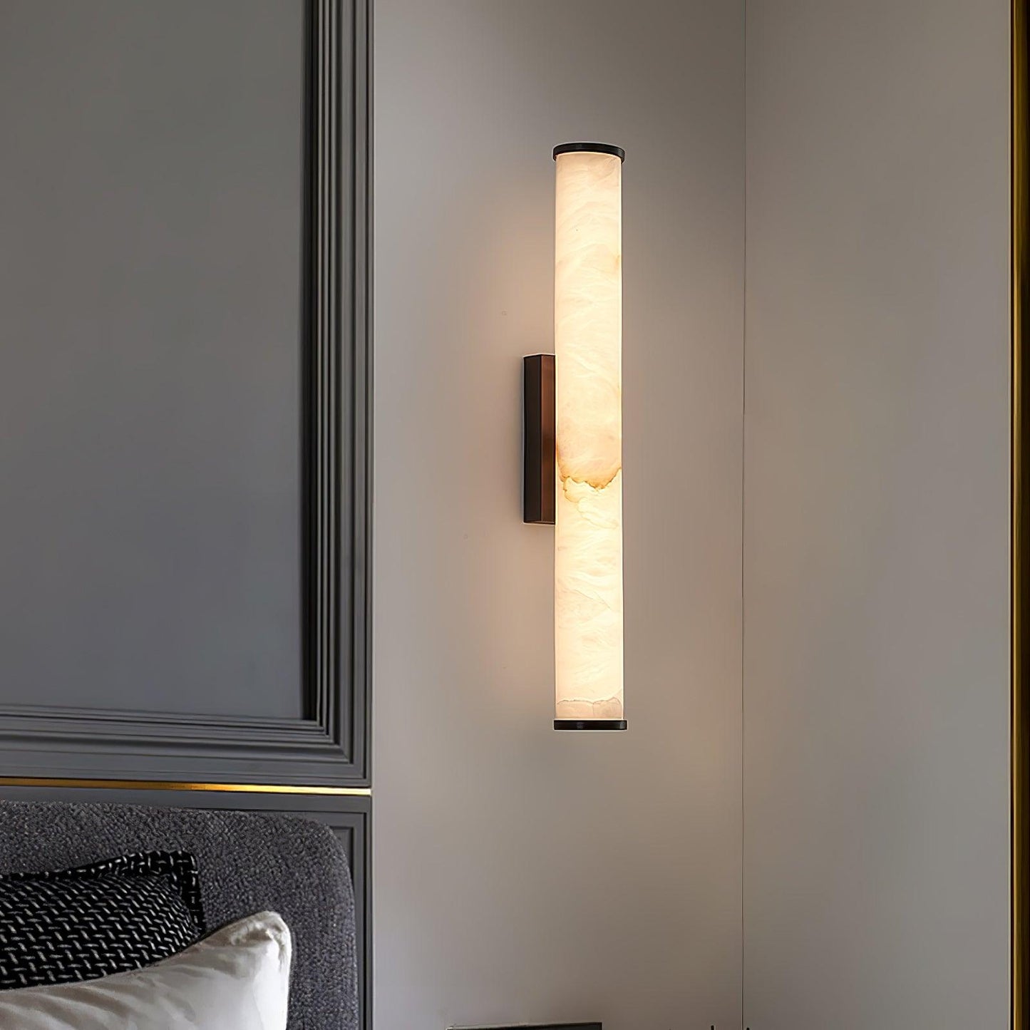 Contemporary White Glass LED Wall Light Fixtures