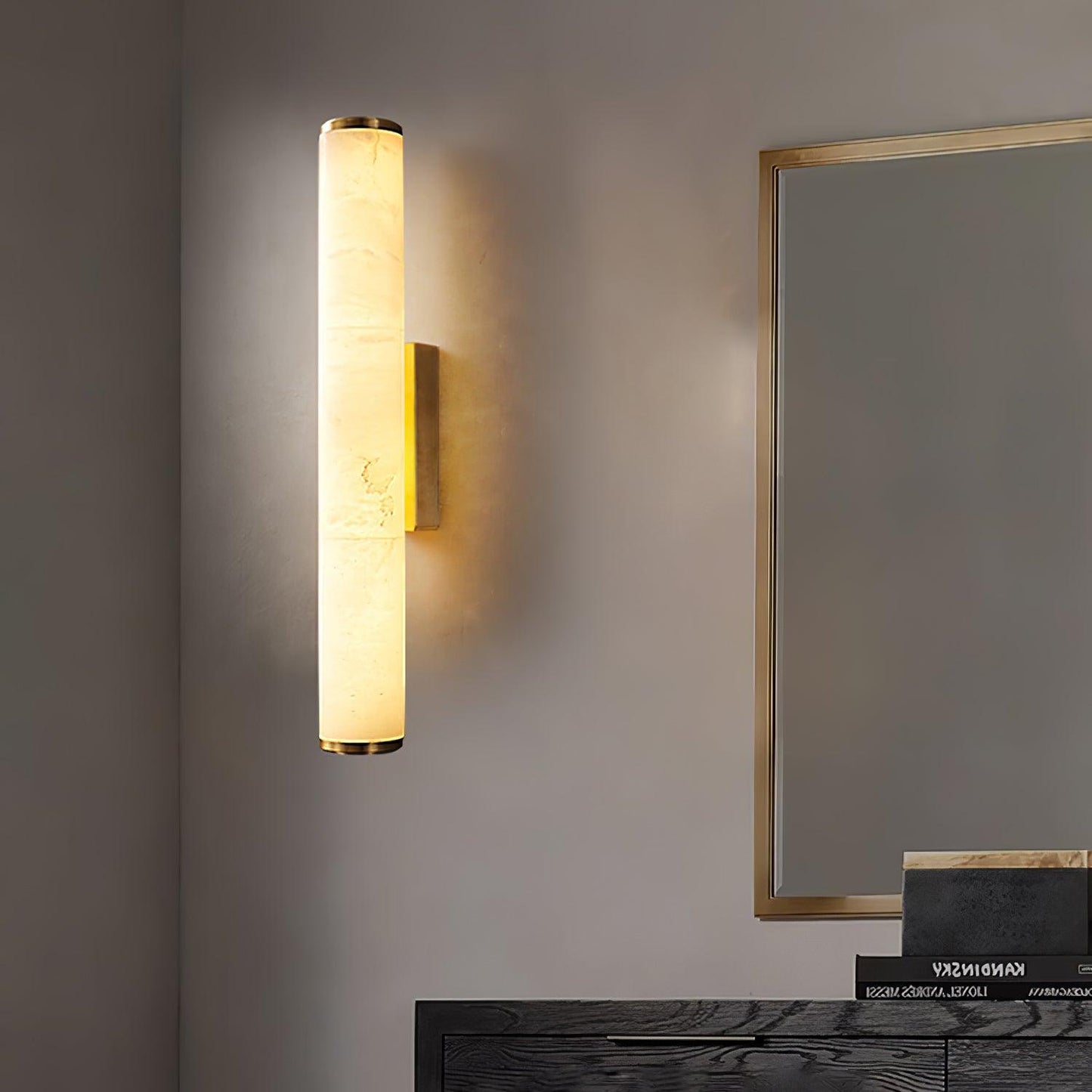 Contemporary White Glass LED Wall Light Fixtures