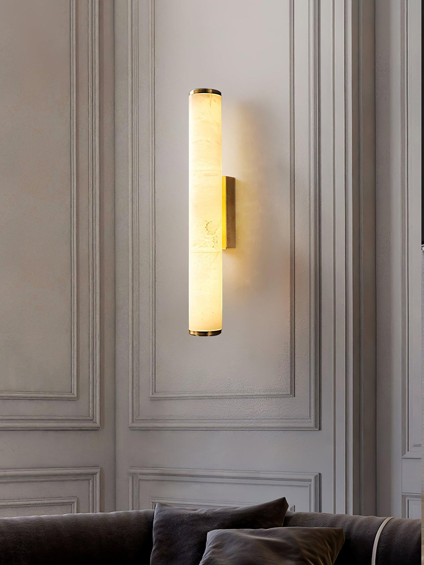 Contemporary White Glass LED Wall Light Fixtures