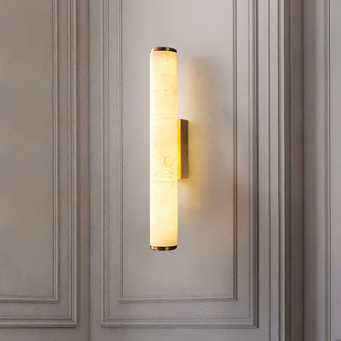 Contemporary White Glass LED Wall Light Fixtures