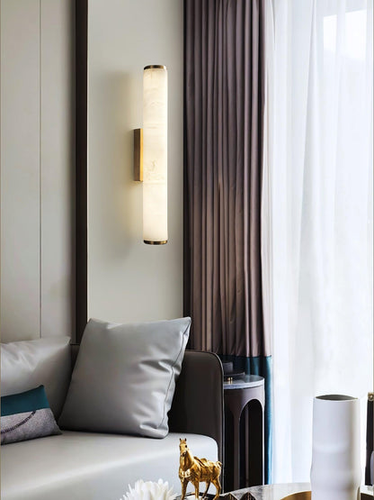 Contemporary White Glass LED Wall Light Fixtures