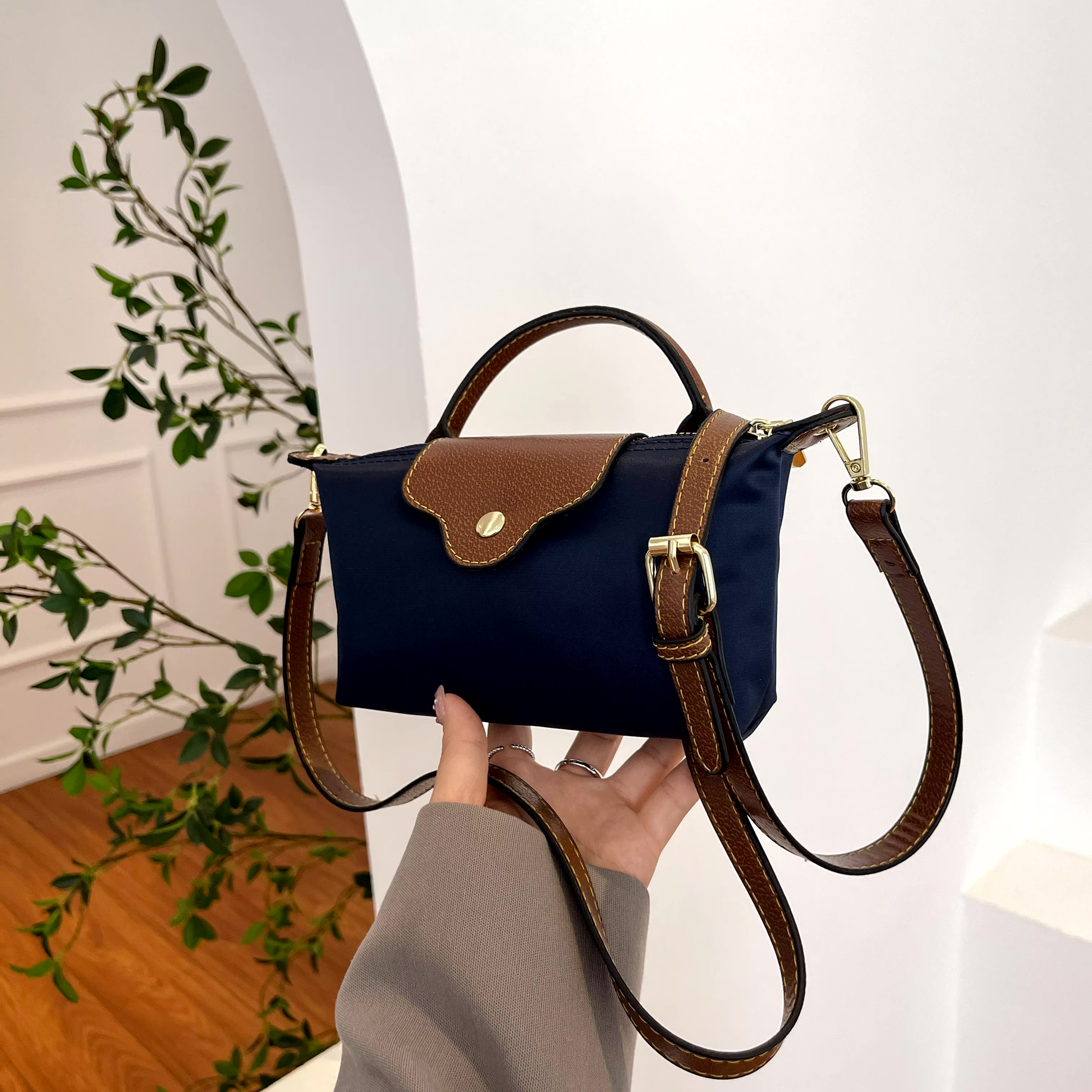 Camille Mini | Chic Compact Black Crossbody Bag for Women 5