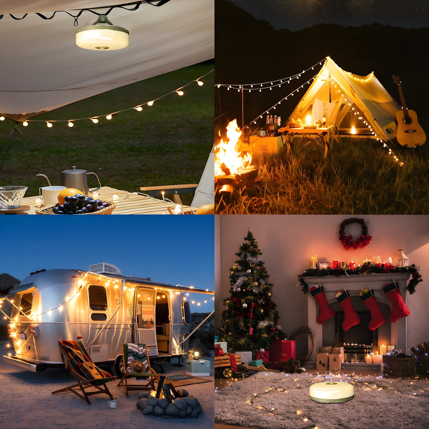 Bright Solar Powered Patio String Lights