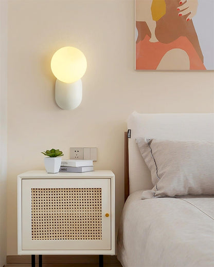 Modern Glow Resin Wall Lamp
