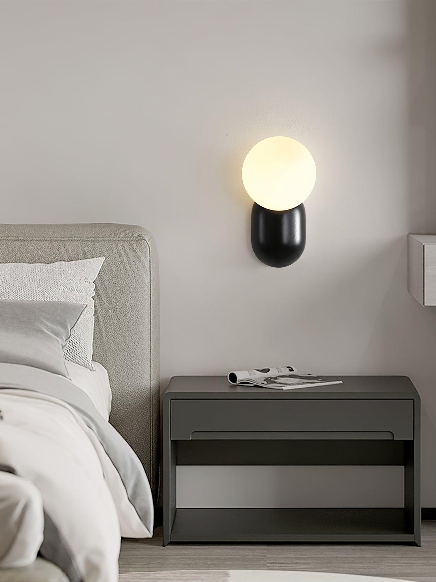 Modern Glow Resin Wall Lamp