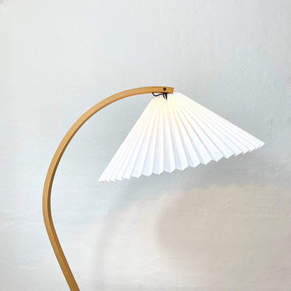 Rustic Wooden Desk Lamp with Organic Shape
