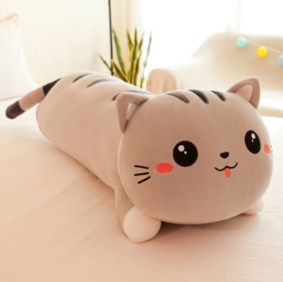 Big Soft Kitten Cuddle Pillow Toy