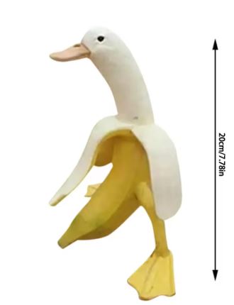 Yellow Quacky Duck Figurine