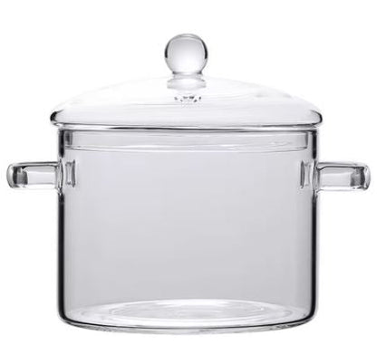 Durable Glass Stovetop Cooking Pot