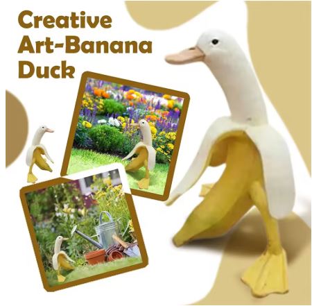 Yellow Quacky Duck Figurine