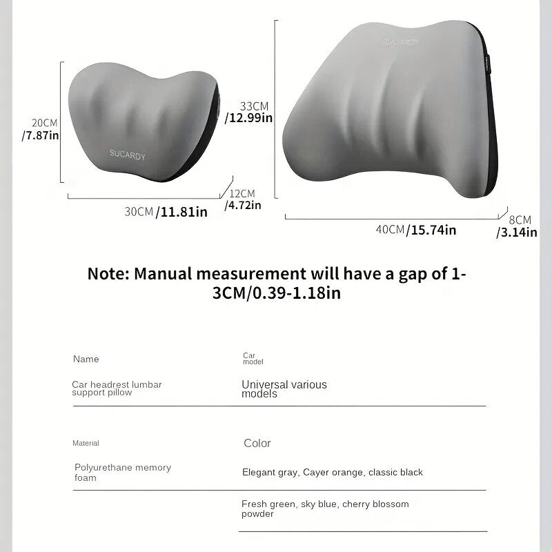 Ergonomic Back Support Cushion for Comfortable Sitting