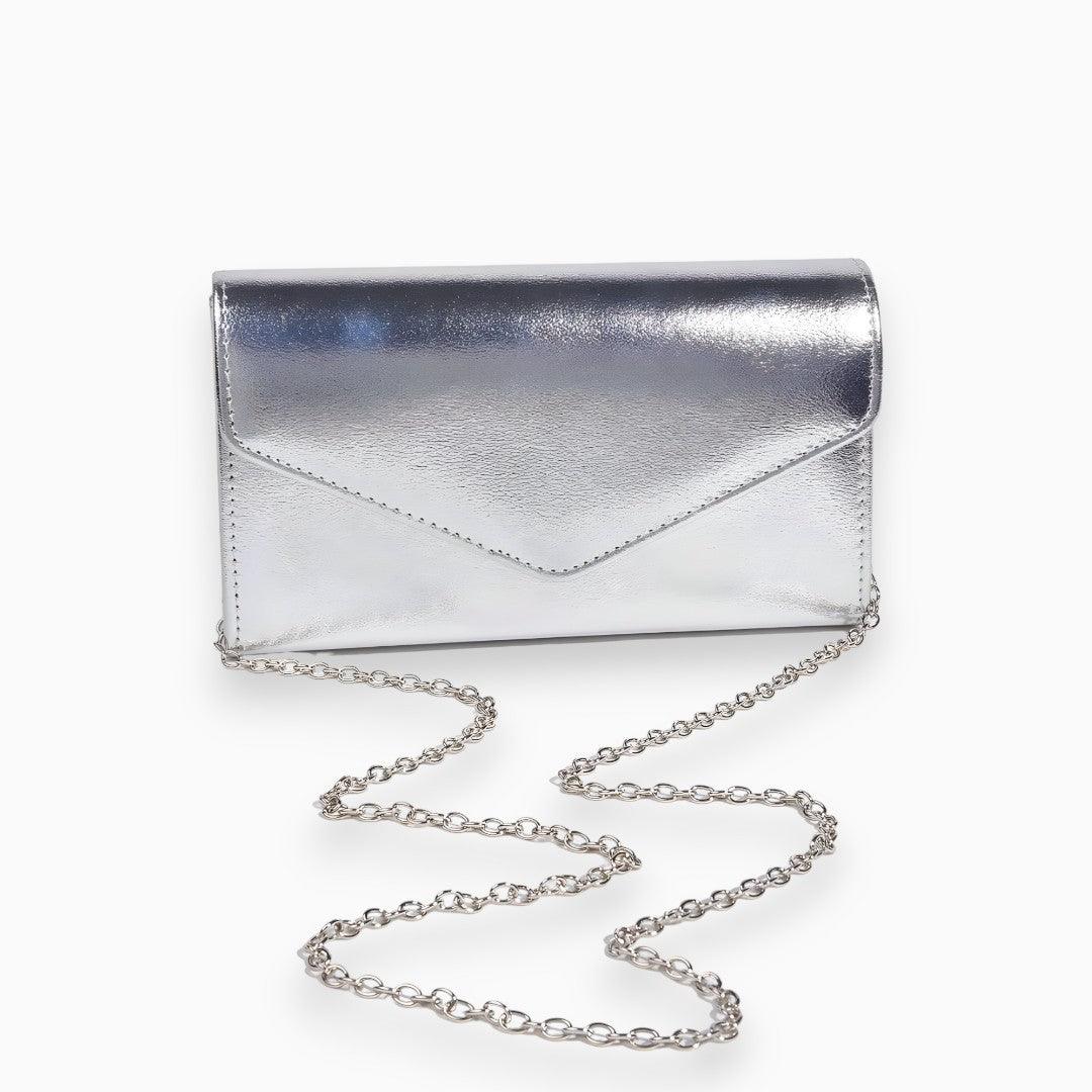 Small Chic Purse with Gold Chain Strap
