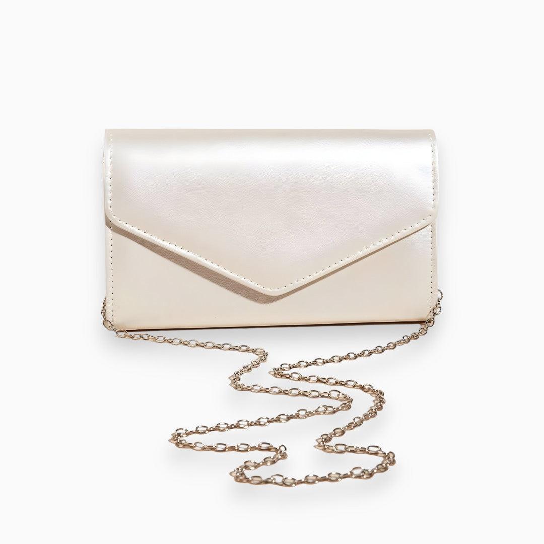Small Chic Purse with Gold Chain Strap
