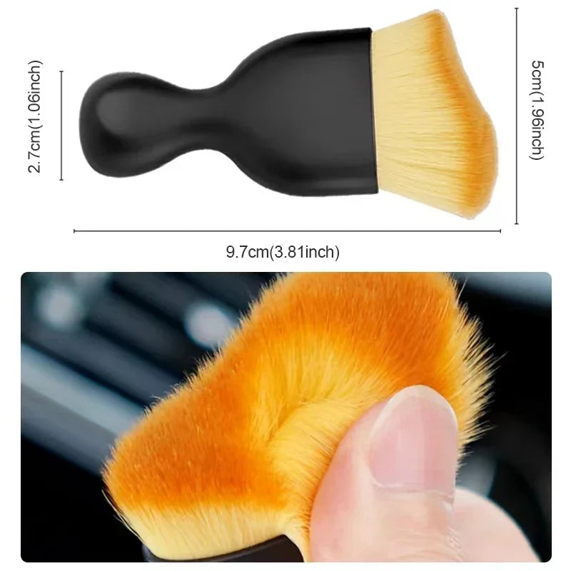Premium Auto Detailing Soft Bristle Brush