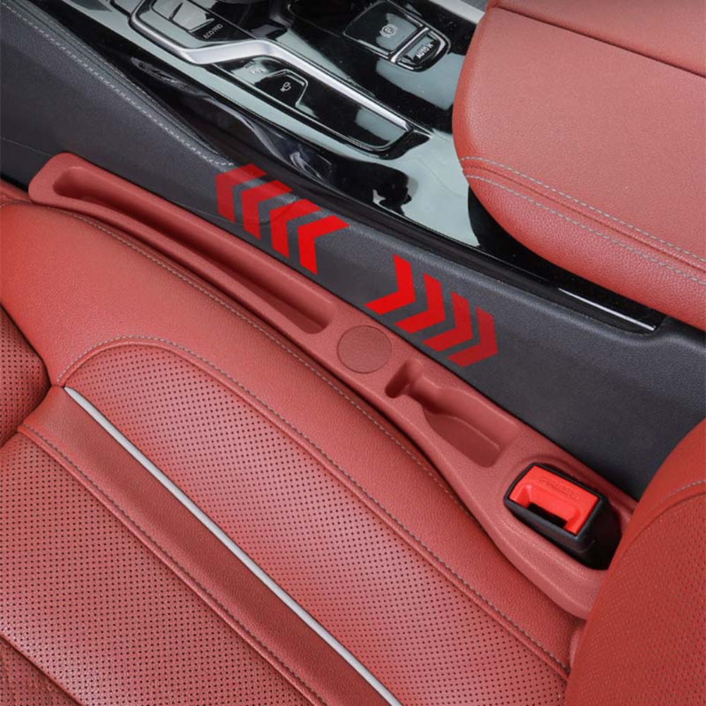 Premium Car Seat Gap Storage Faux Leather Fillers