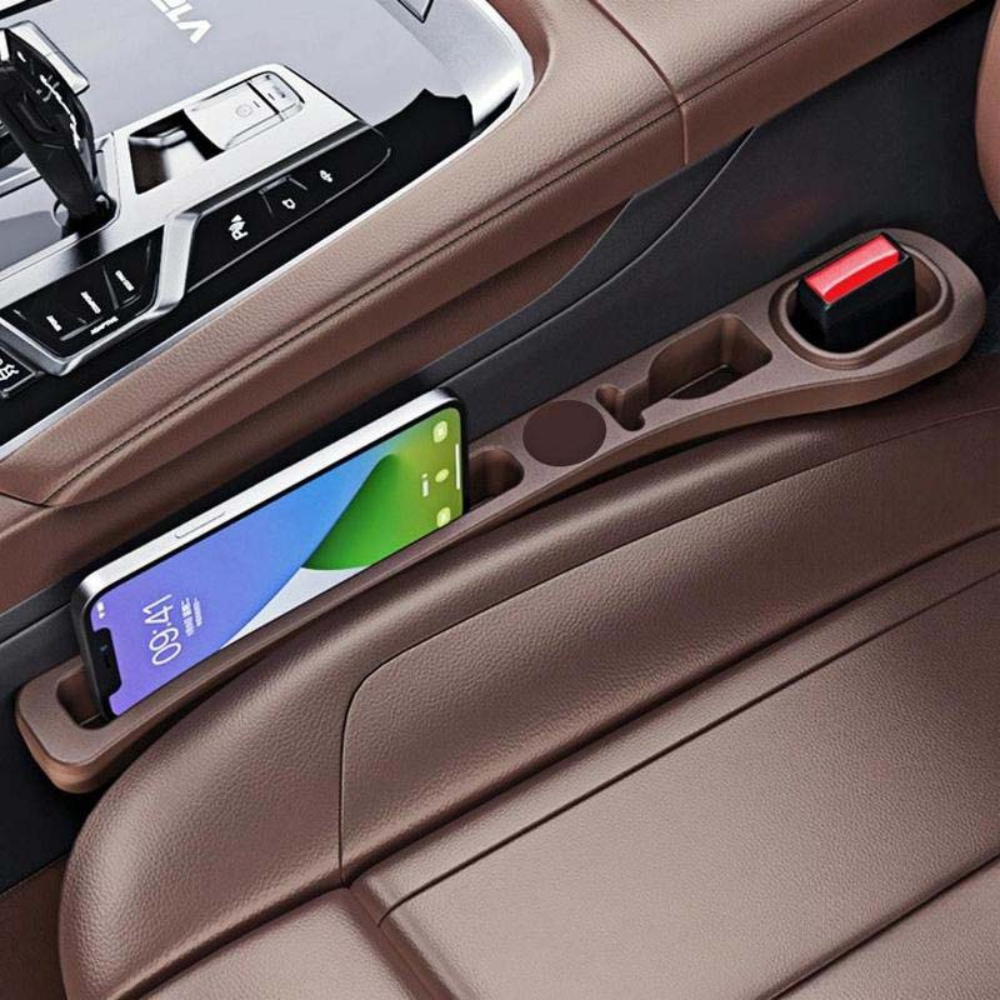 Premium Car Seat Gap Storage Faux Leather Fillers