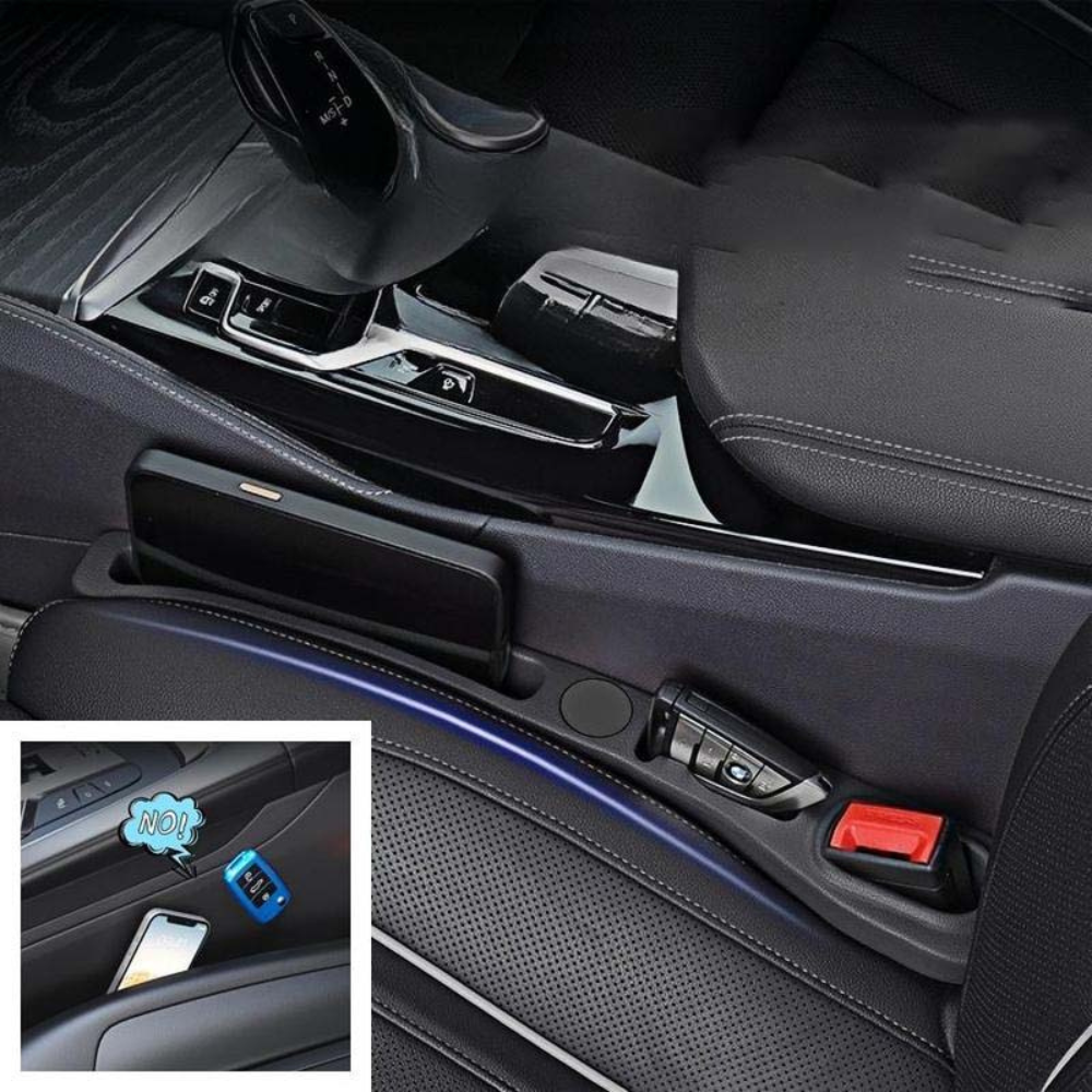 Premium Car Seat Gap Storage Faux Leather Fillers