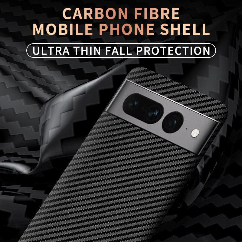 Slim Carbon Phone Cover for Google Pixel 7 8