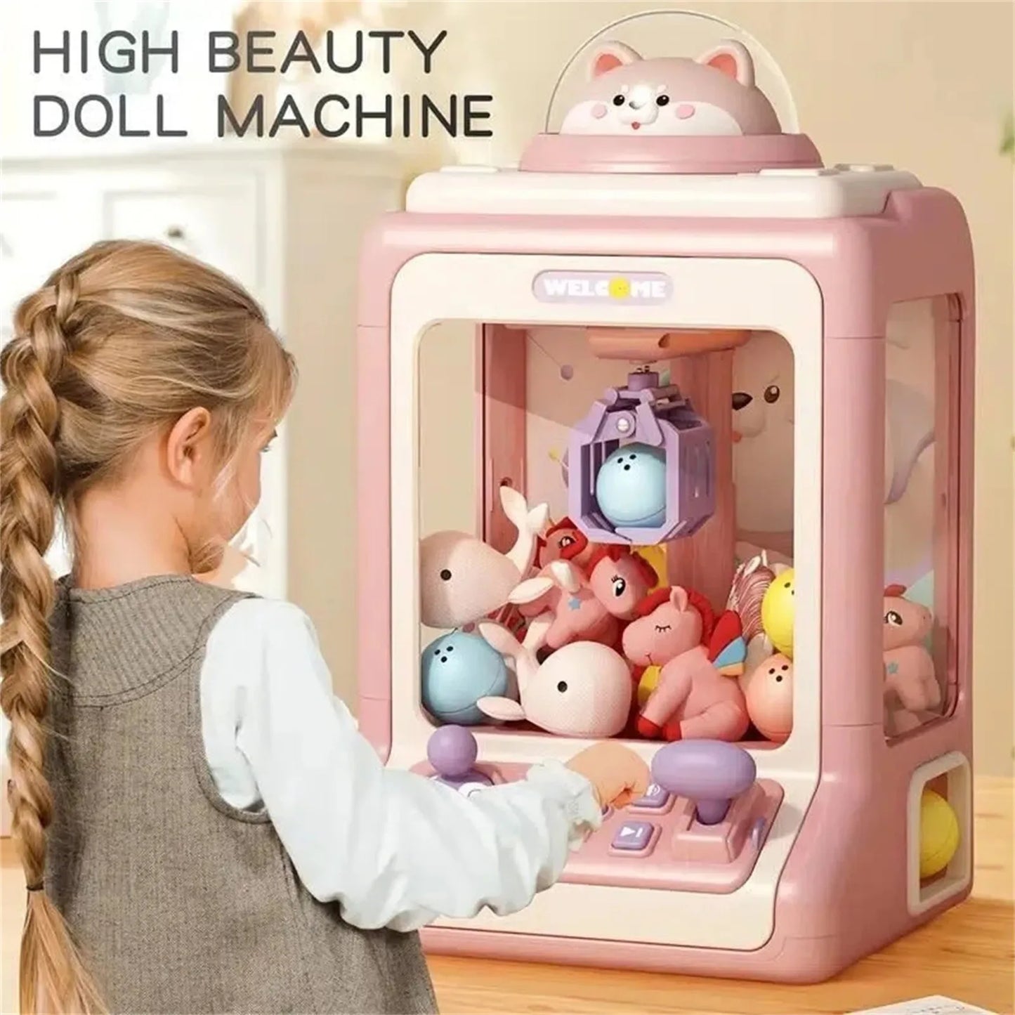Mini Arcade Claw Toy Machine for Kids