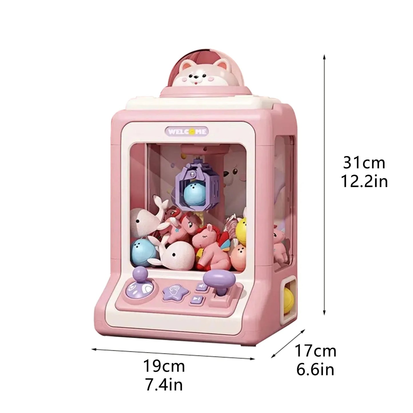 Mini Arcade Claw Toy Machine for Kids
