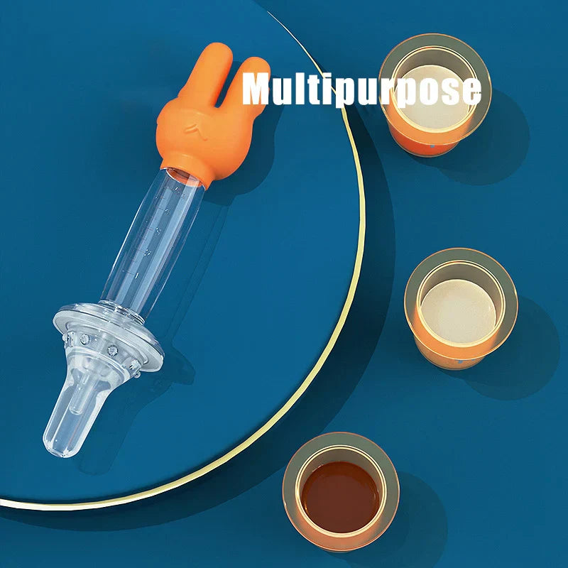 Baby Food Feeder with Measurement Cup and Syringe - Fesara