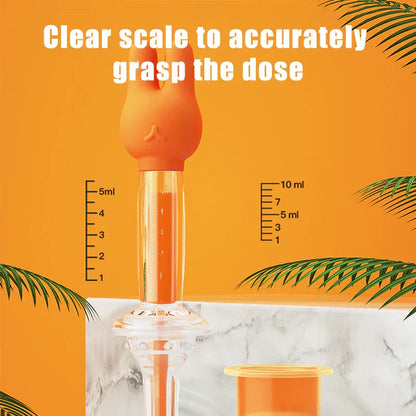 Baby Food Feeder with Measurement Cup and Syringe