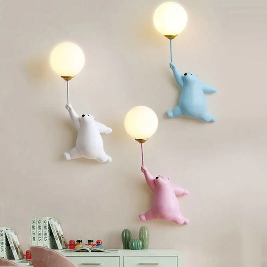 Colorful Kids Night Lamp with 3D Moon Shape - Fesara