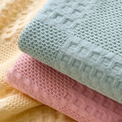 Soft Waffle Weave Cotton Blanket