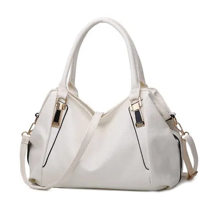 Stylish Fake Leather Tote Bag for Ladies - Fesara