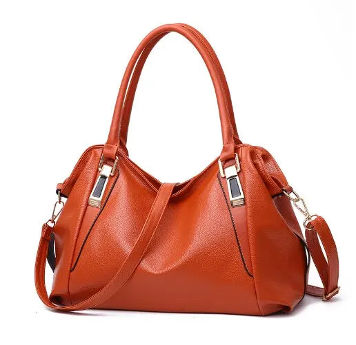 Stylish Fake Leather Tote Bag for Ladies