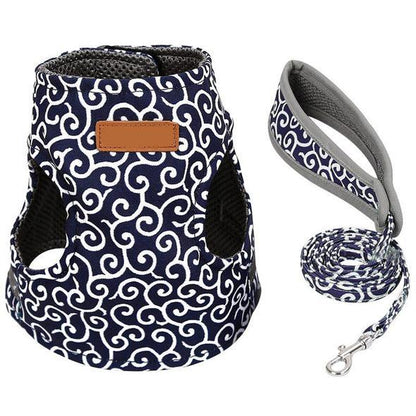 Pet Cat Harness Vest with Leash for Safe Walking