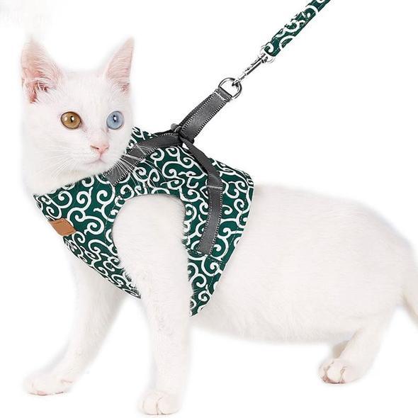 Pet Cat Harness Vest with Leash for Safe Walking - Fesara