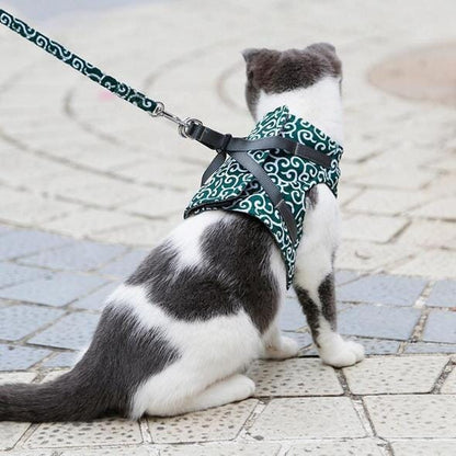 Fesara | Cute Kitty Walking Harness Set