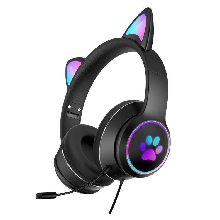 Fun Foldable LED Gaming Headset with Mic - Fesara