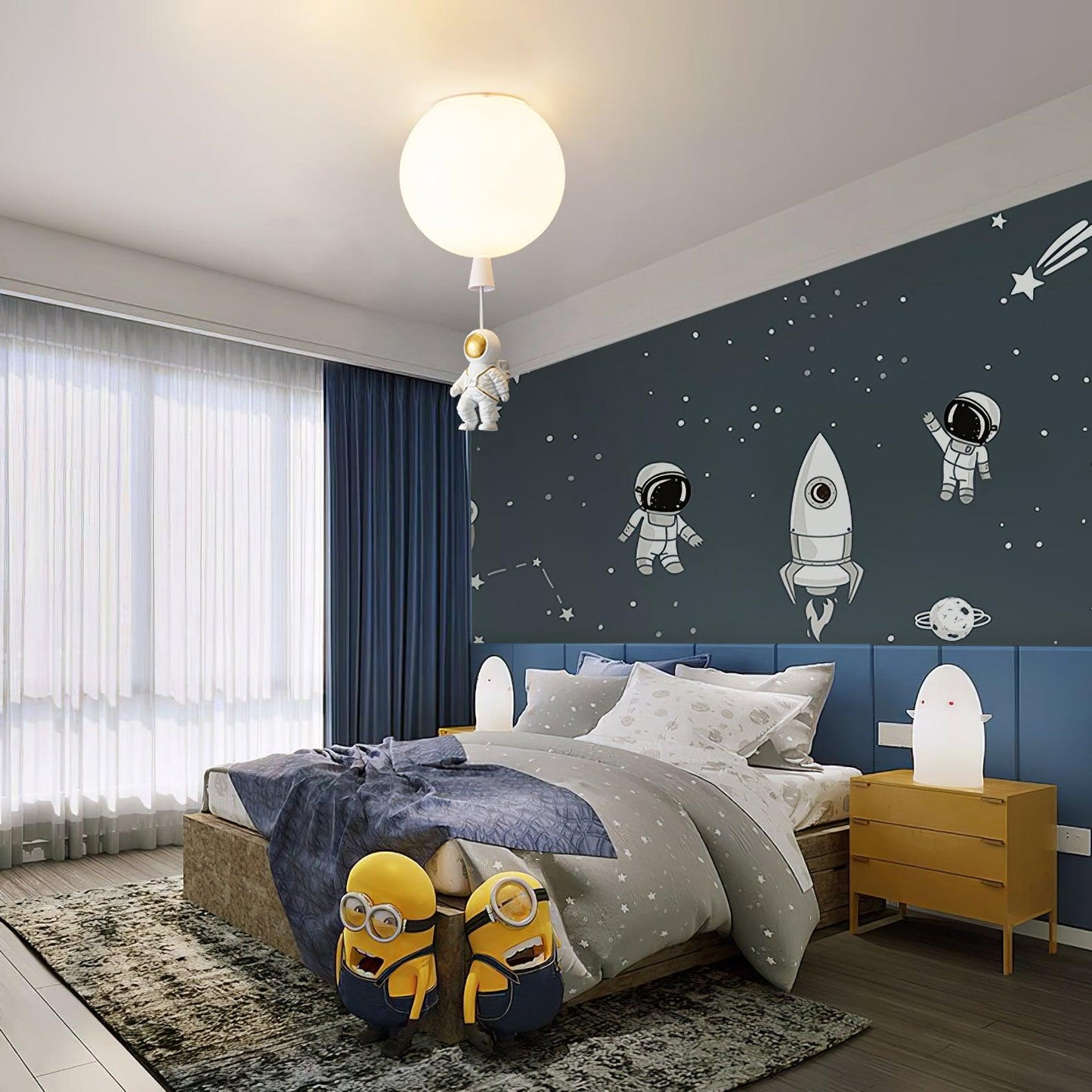 CelestialBalloon | Playful Colorful Children's Ceiling Light Fixture 5