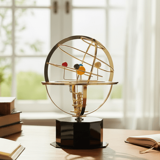 Brass Solar System Office Decor Model - Fesara