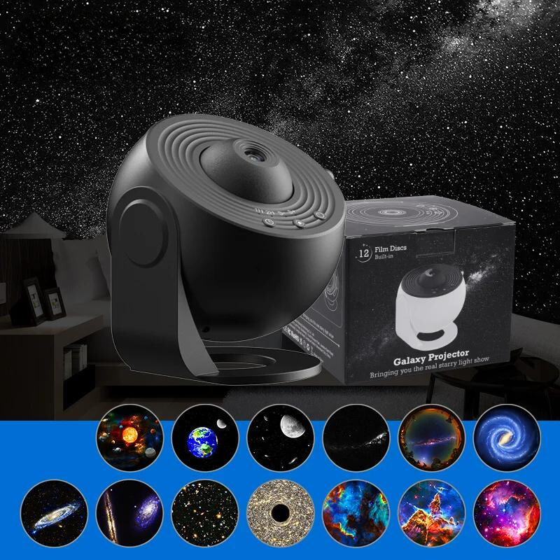 Colorful Night Sky Star Projector Table Lamp
