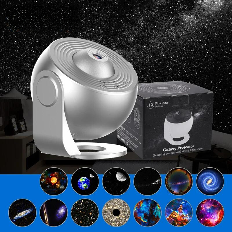 Colorful Night Sky Star Projector Table Lamp