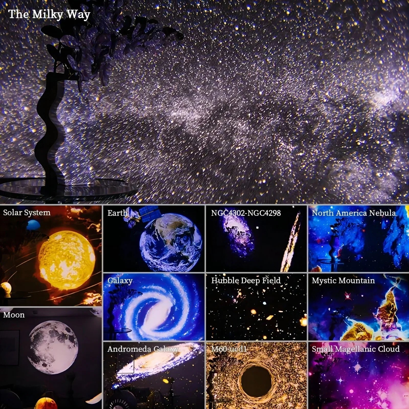 CelestialGlow | Mesmerizing Star Projector Night Light for Home Décor 5