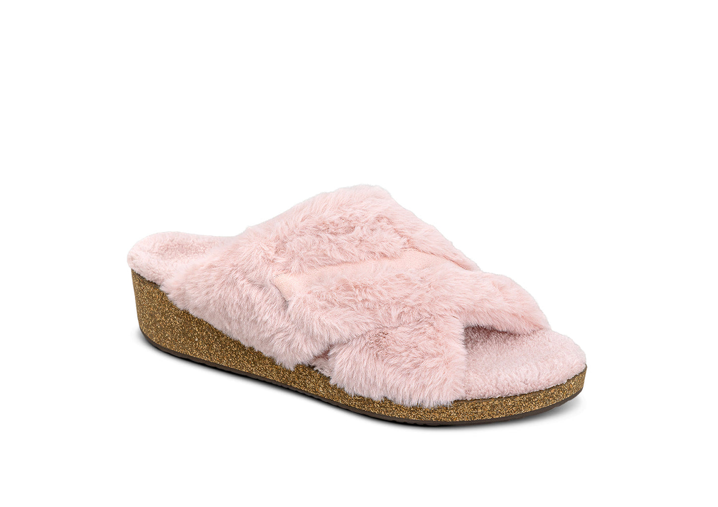 Cozy Faux Fur Lined Soft House Slippers - Fesara