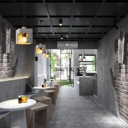 Modern Concrete Pendant Light in Nordic Style