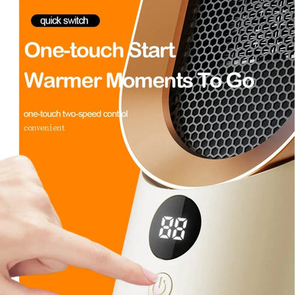 CeramiHeat | Compact Efficient Portable Ceramic Electric Fan Heater 4