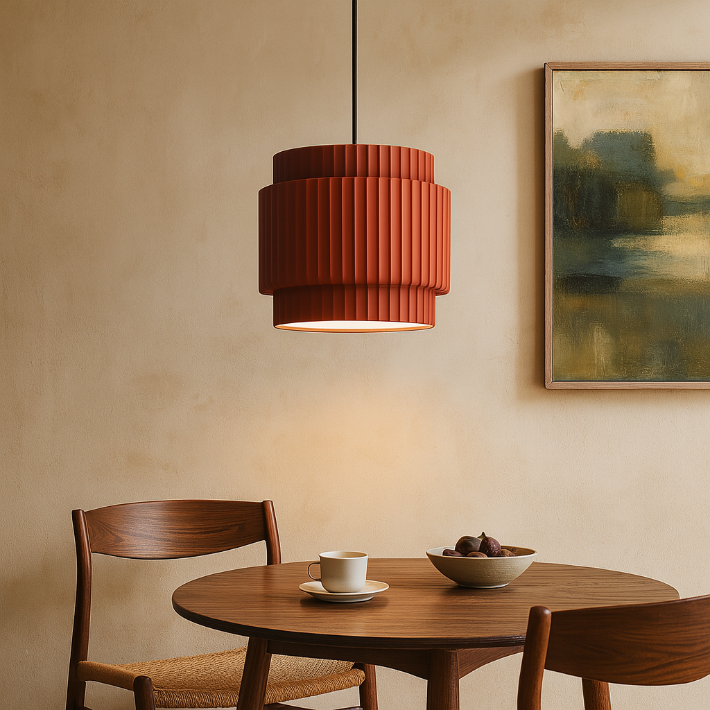 Ceramic Colored Hanging Lamp 1