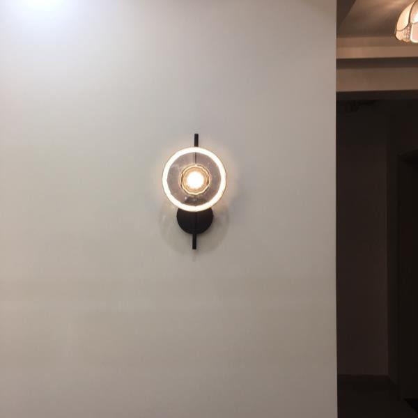 Round Glass Modern Wall Light