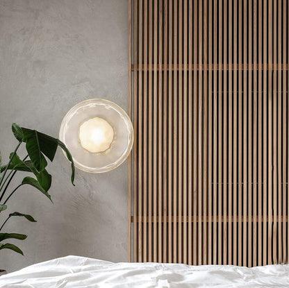 Round Glass Modern Wall Light